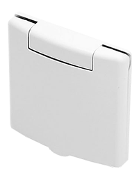 Vysavačová zásuvka DELUXE SQUARE - bílá